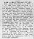 Lee, Alena Franklin - Obituary - Norfolk Ledger Star, Norfolk, VA - January 2, 1920