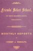 Ernest John Rudolph Monthly Report Cards From the Friends Select School in Philadelphia for the School Year 1893 - 1894