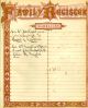 Rudolph Family Bible #1 - Dates between 1881 and 1918 - Marriages Page