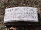 Headstone of Samuel Fogg in lot B40 at the Friends' South-Western Burial Ground, 236 Powell Lane, Upper Darby, PA.