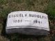 Headstone of Samuel F. Rudolph in lot D5 at the Friends' South-Western Burial Ground, 236 Powell Lane, Upper Darby, PA.