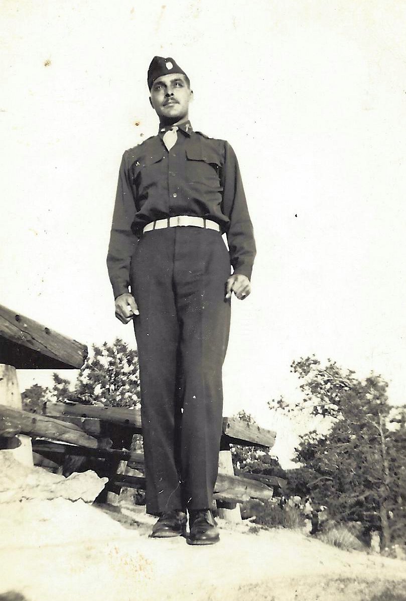 Arthur Thomas Nichols serving in the Army in Europe during World War II
