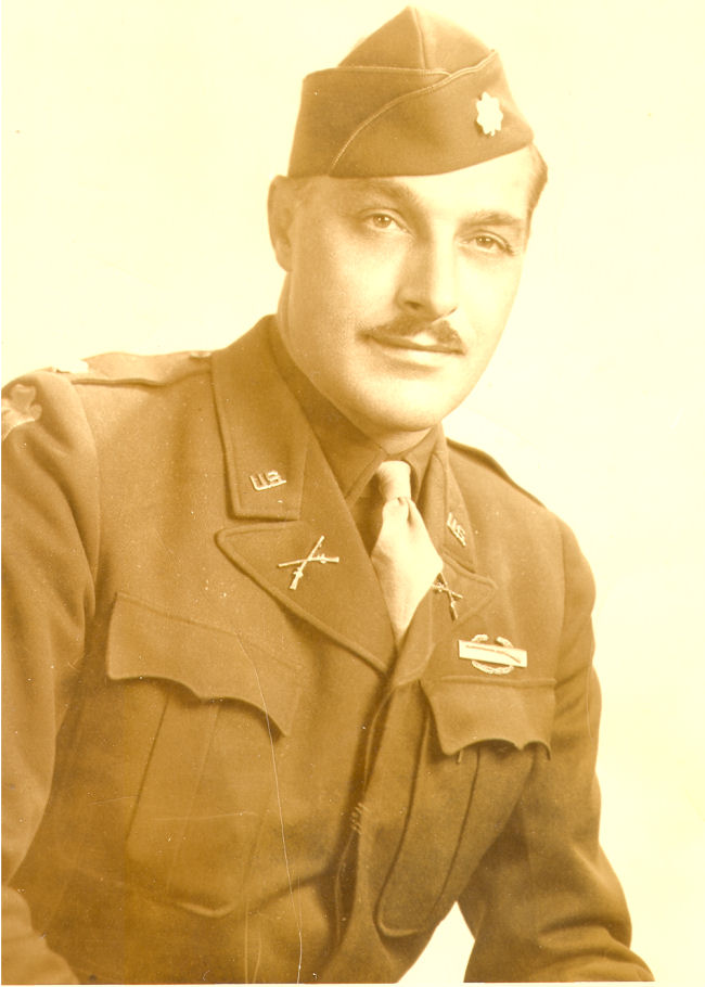 Arthur Thomas Nichols in his Army uniform