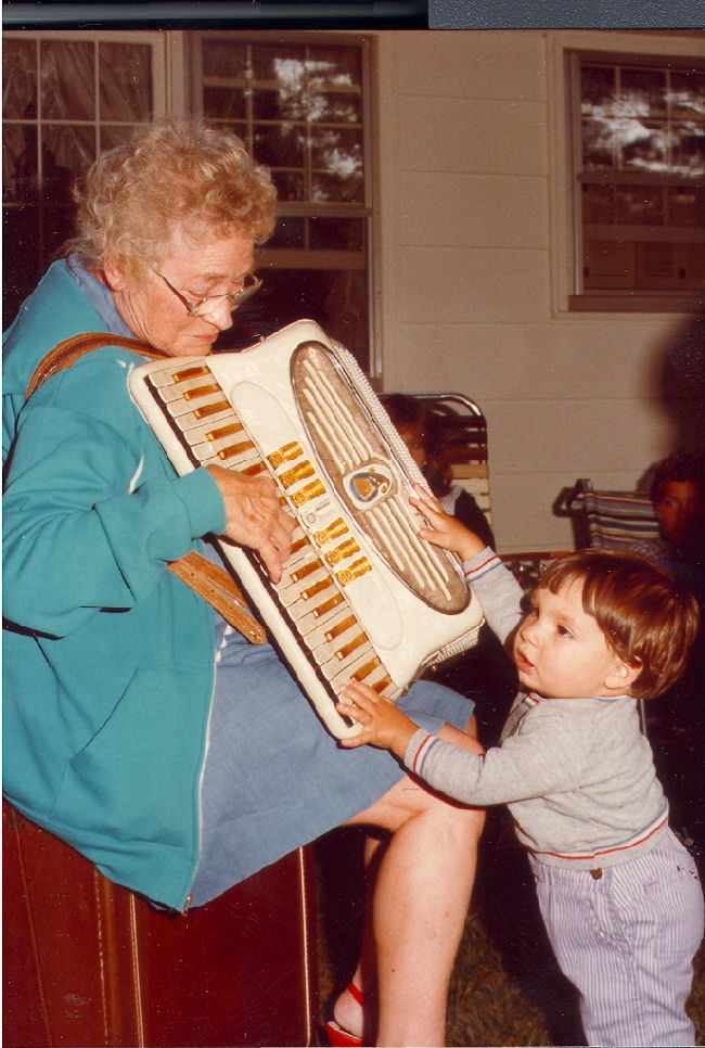 Joann Alberta Nichols - Playing her favorite instrument