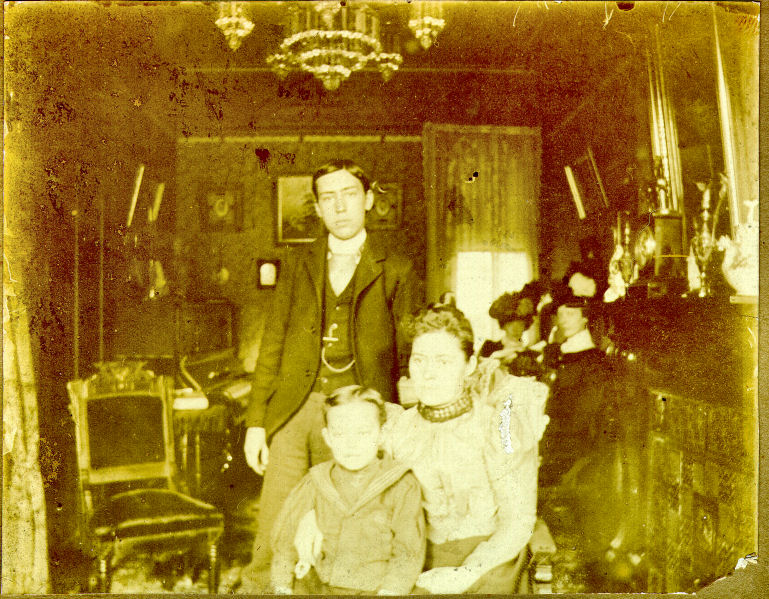 Emma Louise Erskine (1862-1951) and her two sons
